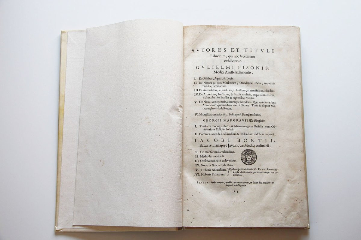PISO, Willem (1611-1678) De Indiae utriusque re naturali et medica libri quatuordecim. -photo-4