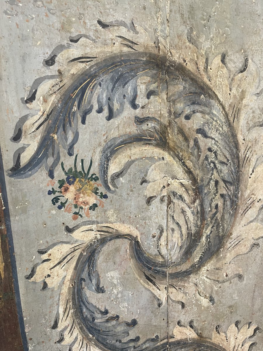 18th Century Large Set Of Two Baroque Altarpiece Oil Paintings, Portuguese-photo-2