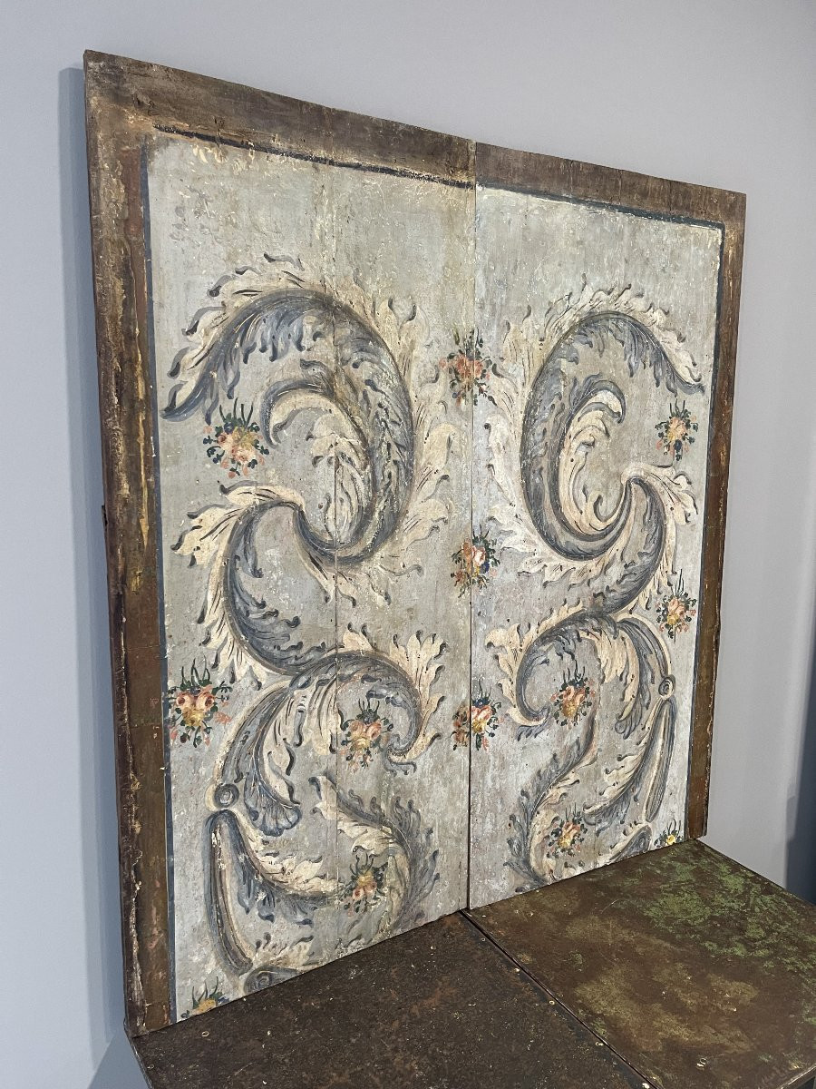 18th Century Large Set Of Two Baroque Altarpiece Oil Paintings, Portuguese-photo-6