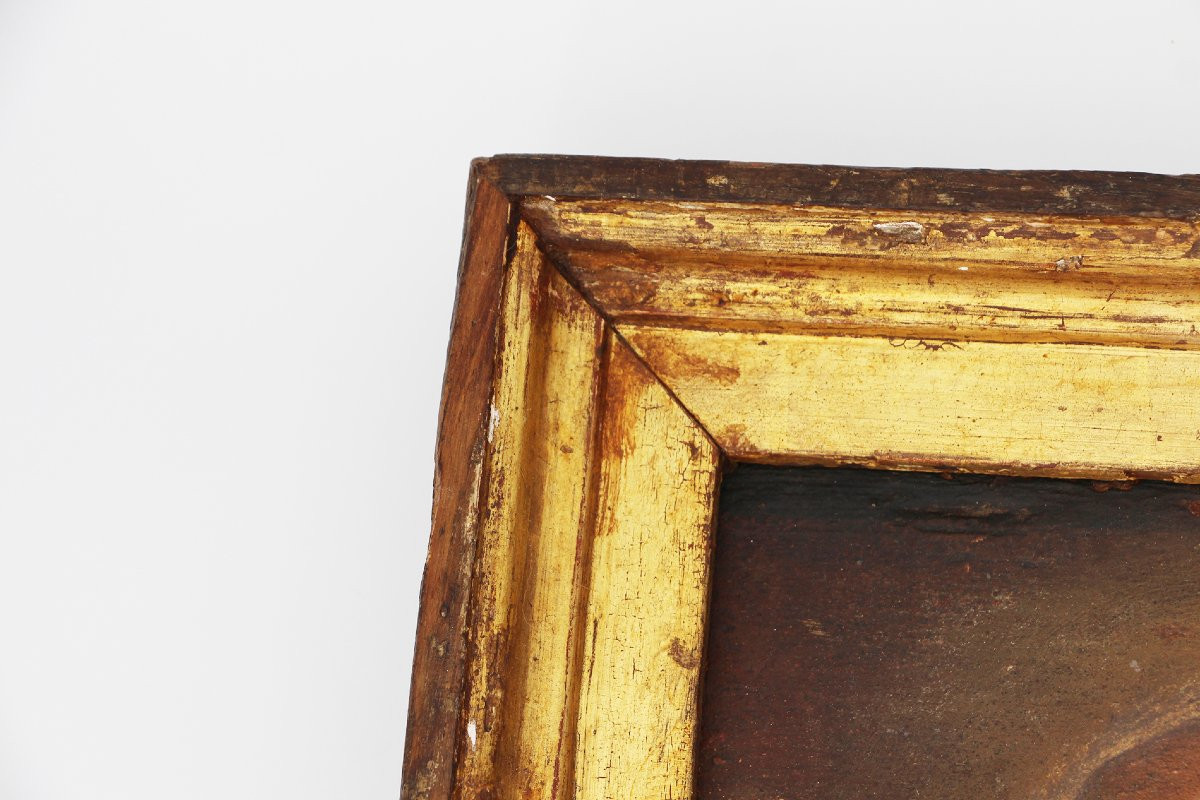 Peinture baroque de Sainte Marie-Madeleine, XVIIᵉ siècle, huile sur bois, portugaise-photo-1