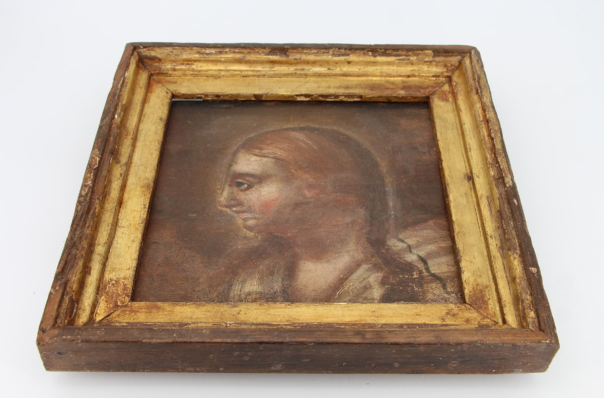 Peinture baroque de Sainte Marie-Madeleine, XVIIᵉ siècle, huile sur bois, portugaise-photo-7