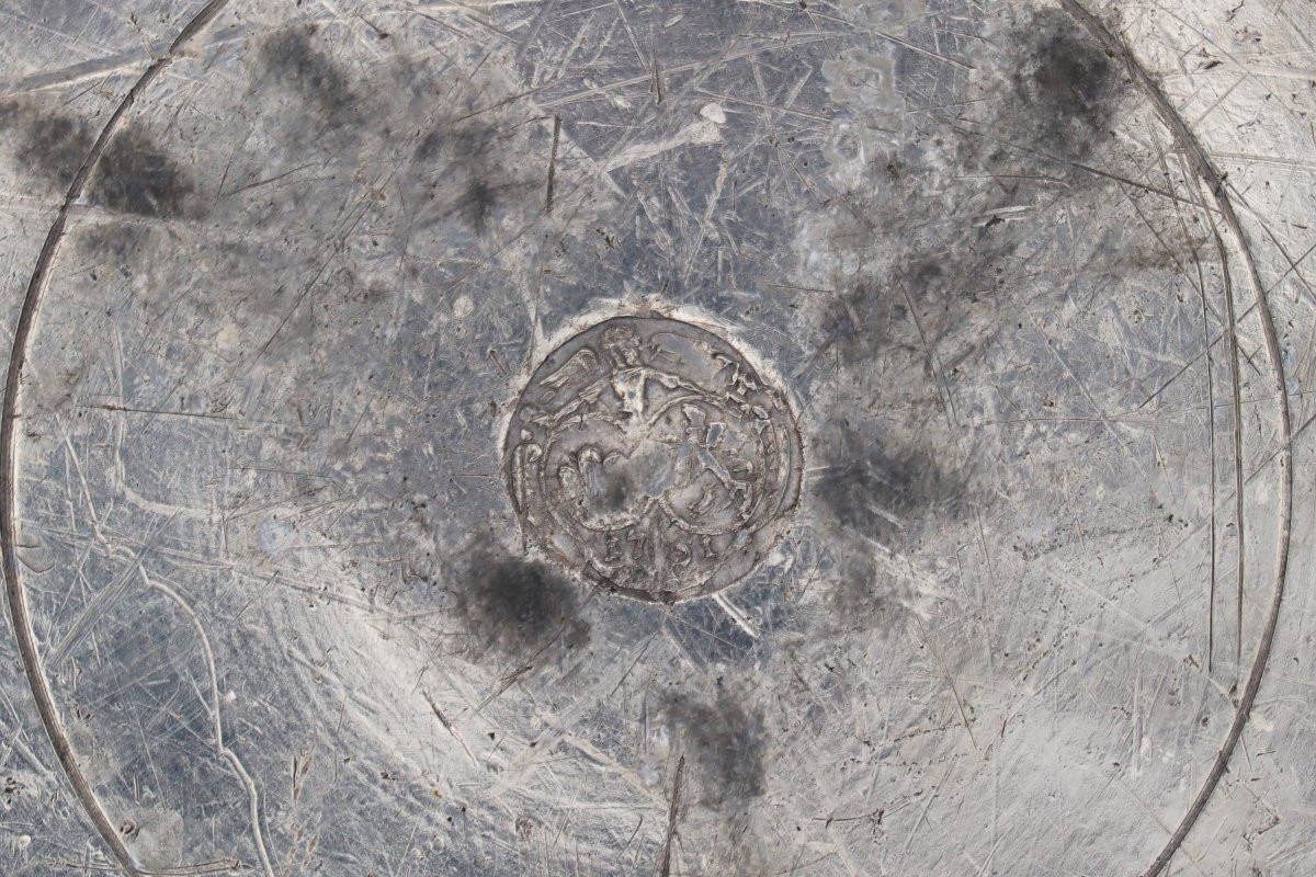 Alms Dish, Pewter, 1796 Germany-photo-7