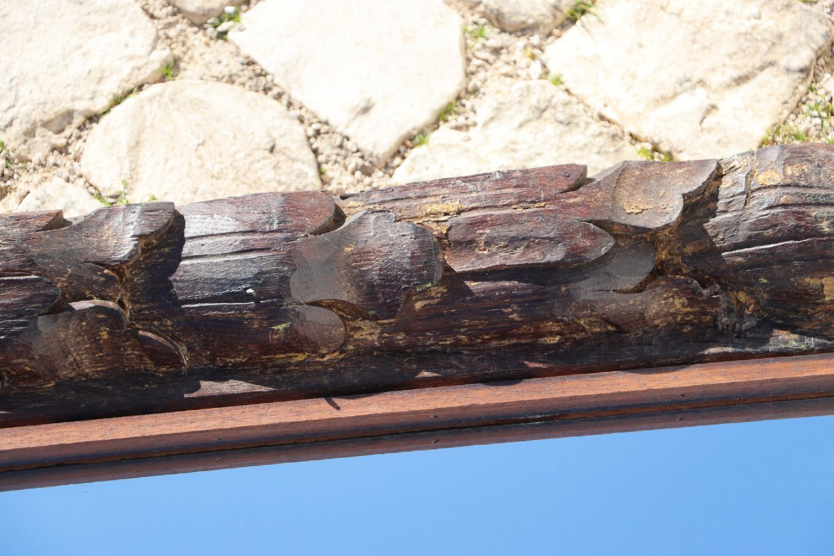 18th Century Carved And Gold Leaf Baroque Wall Mirror, Portuguese-photo-3