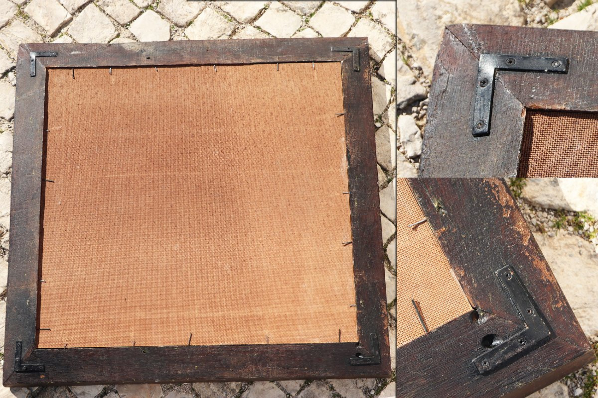 18th Century Carved And Gold Leaf Baroque Wall Mirror, Portuguese-photo-8