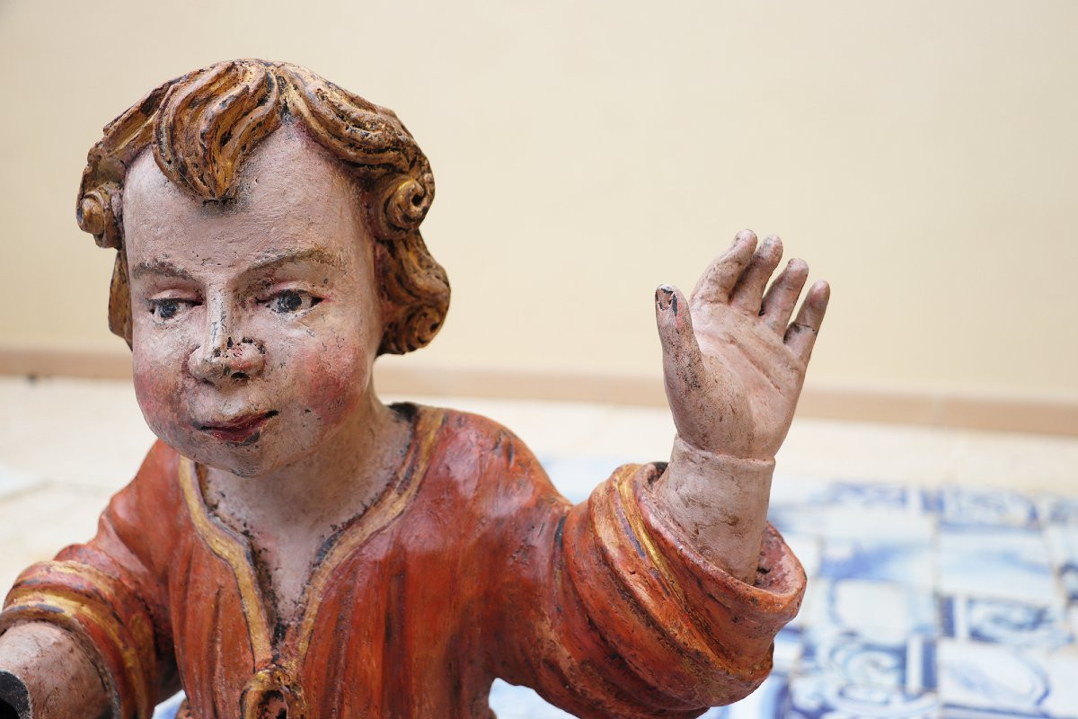 Enfant Jésus indo-portugais, XVIIe siècle-photo-8