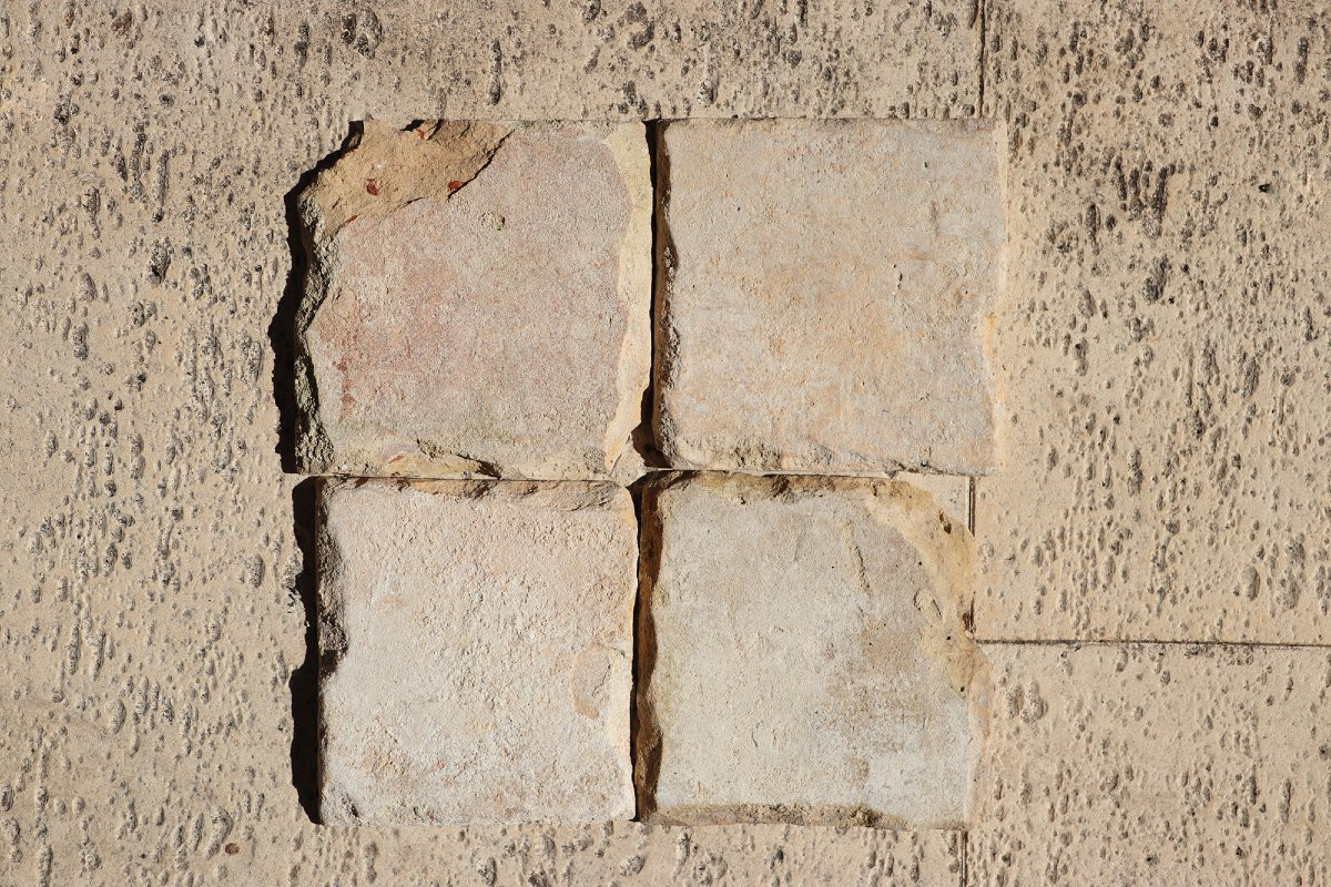 Ensemble de quatre carreaux bleu et blanc, portugais, XVIIe siècle-photo-5