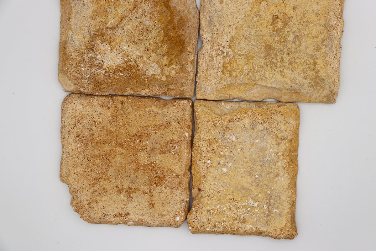 17th Century Set Of Six Floral Tiles, Portuguese-photo-7