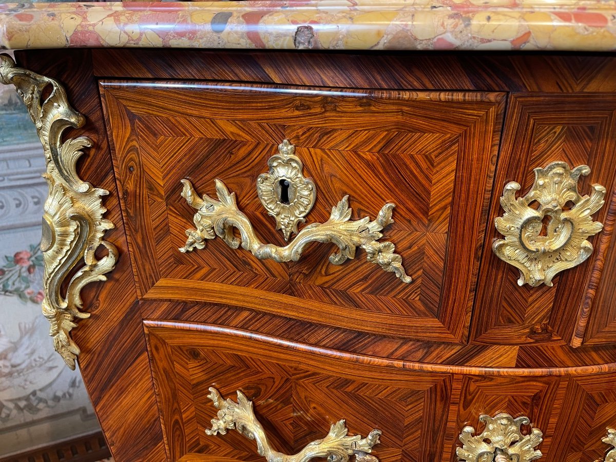 Sauteuse Epoque Louis XV Bois De Violette -photo-6