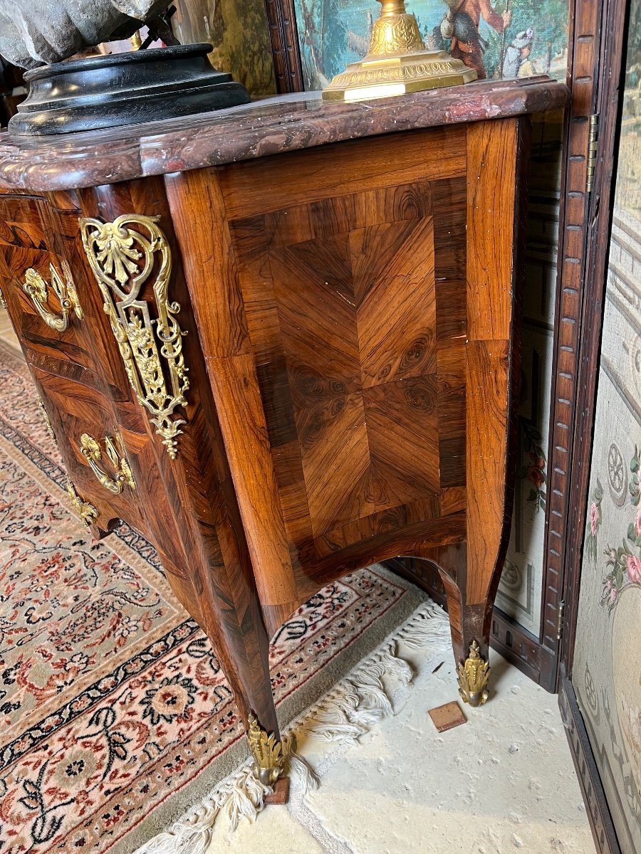 Commode With Four Drawers Stamped Ep Regence-photo-1