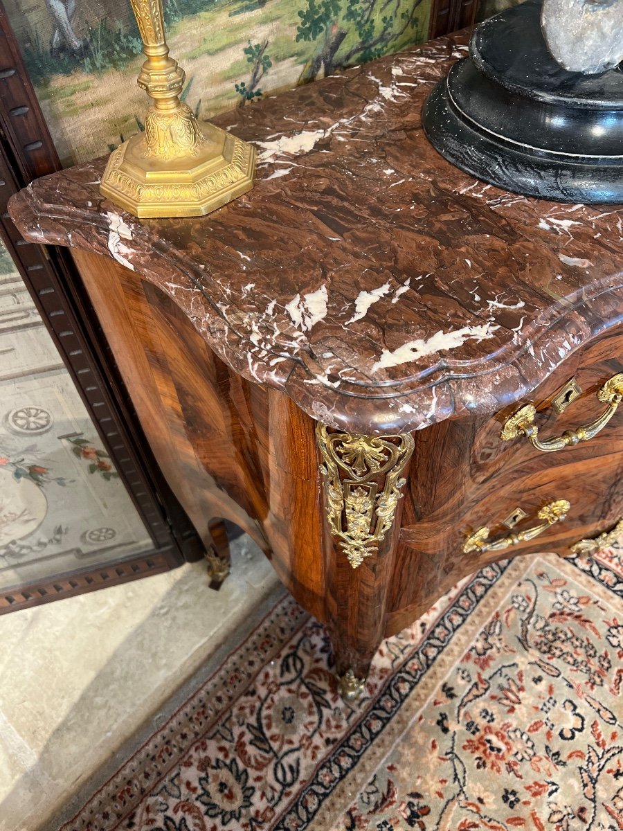 Commode With Four Drawers Stamped Ep Regence-photo-4