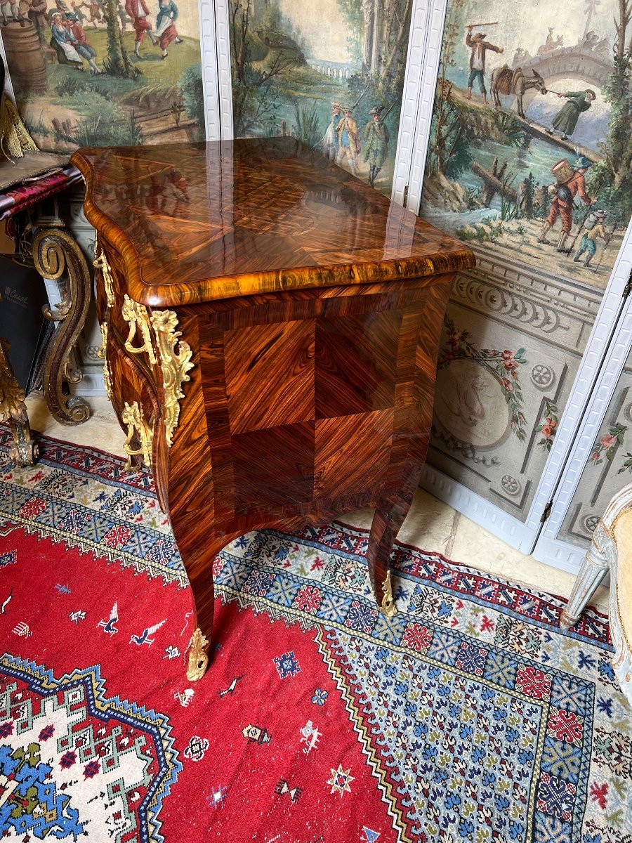 Small Ep Regence Commode Inlaid Top In Violet-photo-8