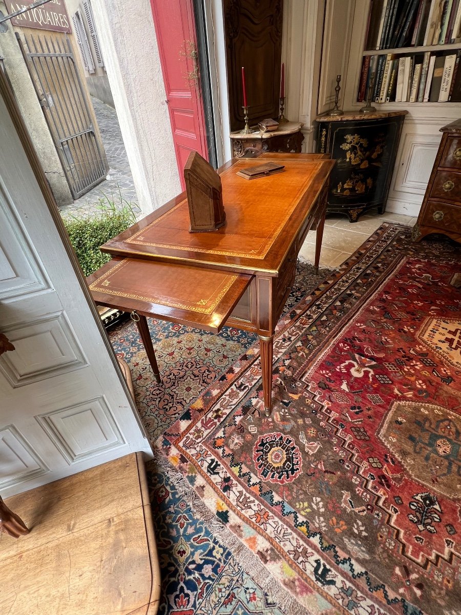 Flat Desk Ep Louis XVI Mahogany From Cuba -photo-2