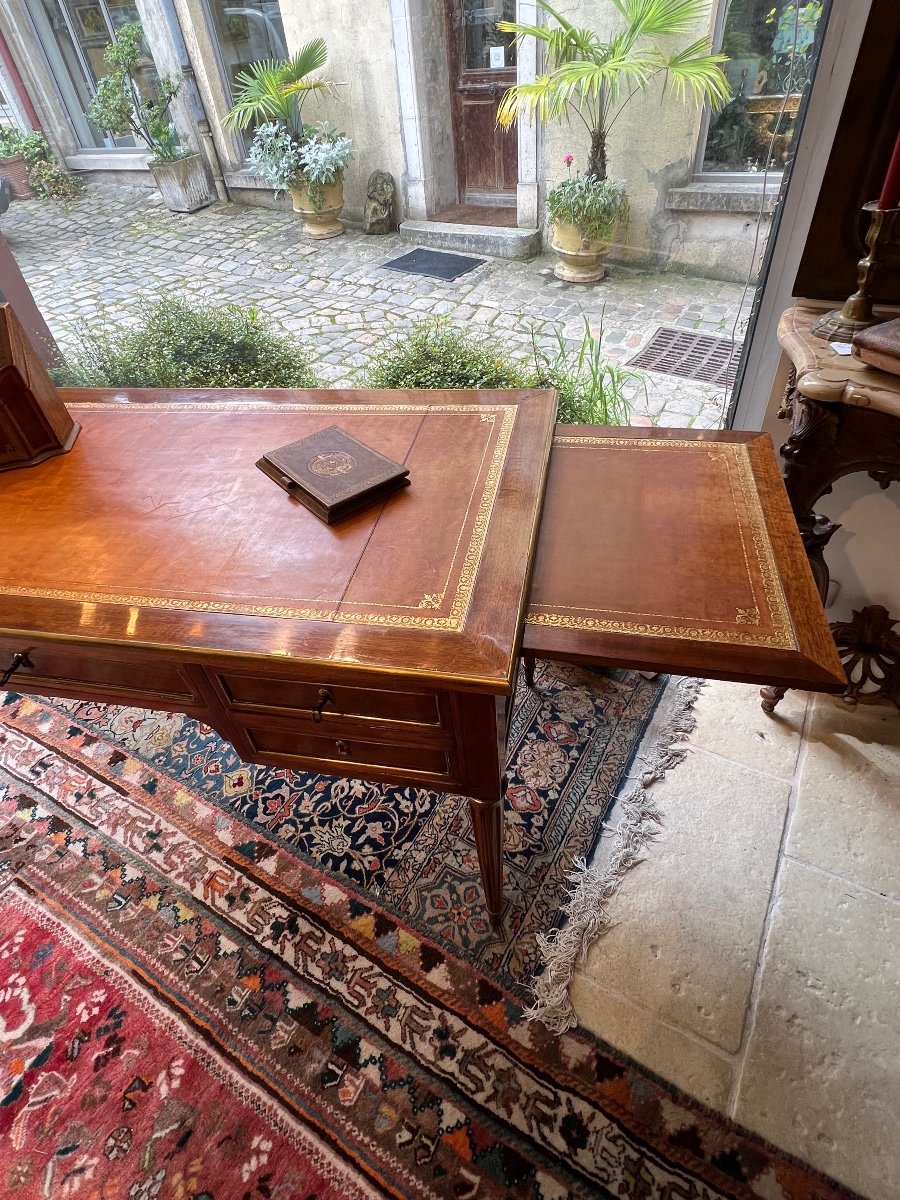 Flat Desk Ep Louis XVI Mahogany From Cuba -photo-3