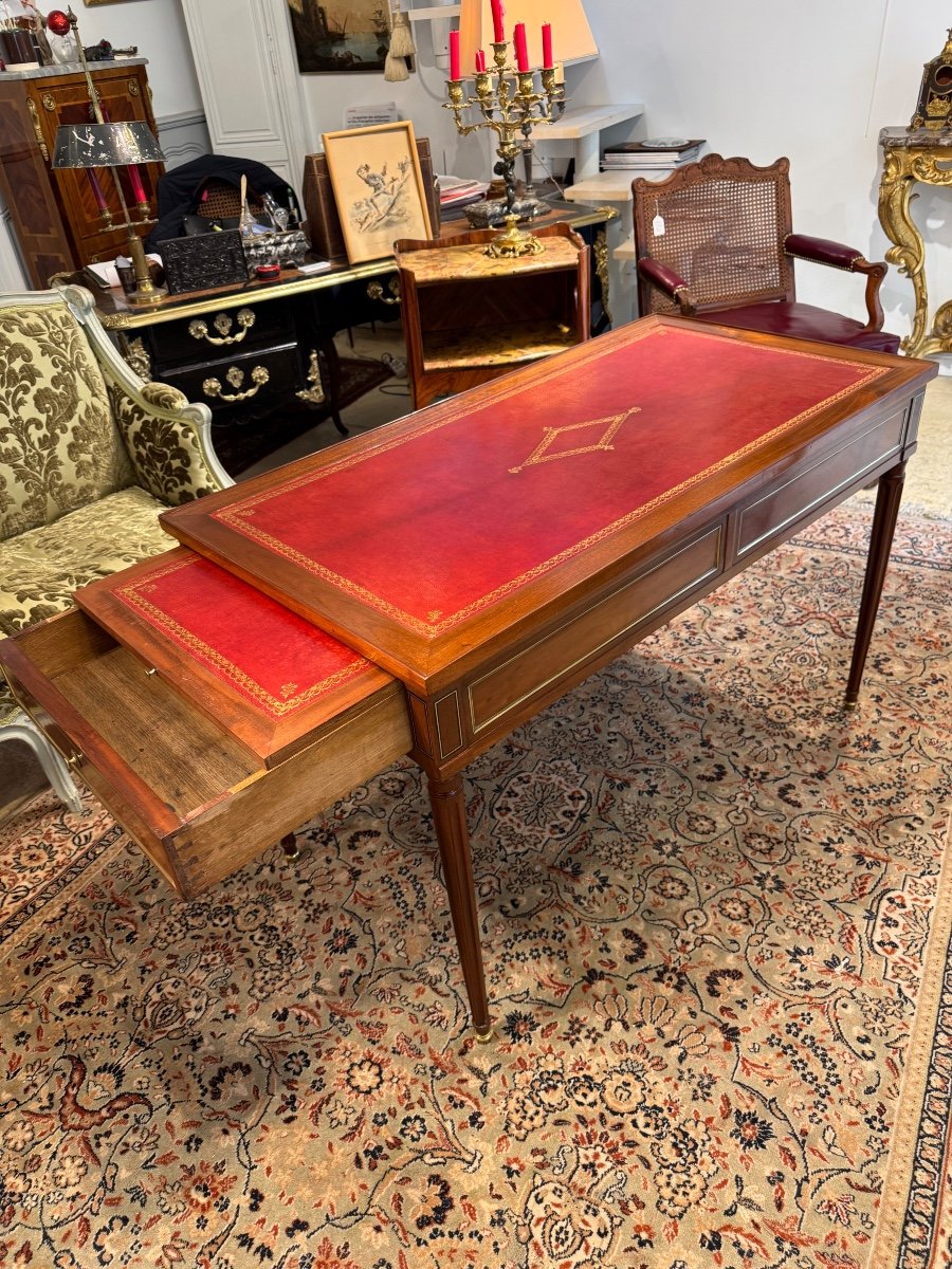 Louis XVI Mahogany Library Desk 