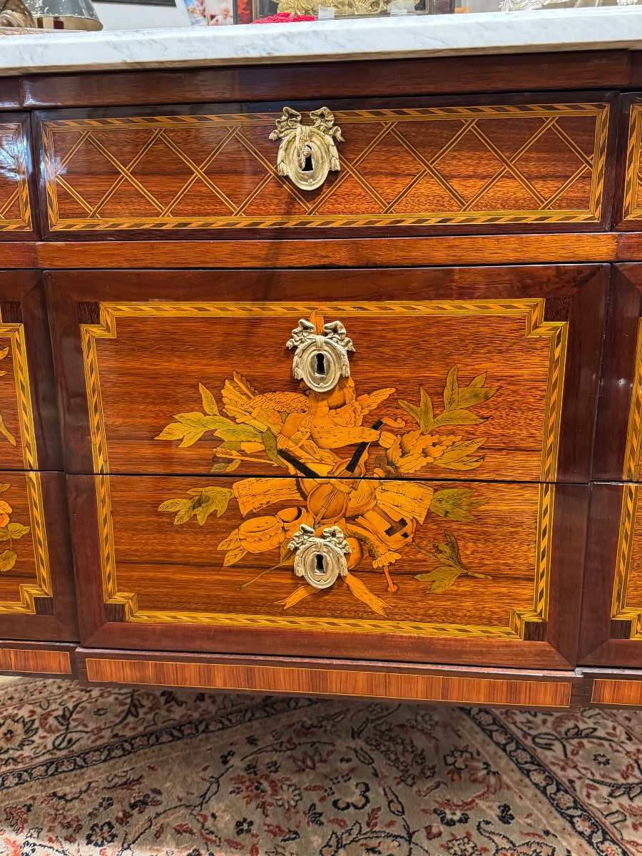 Louis XVI Period Chest Of Drawers-photo-5