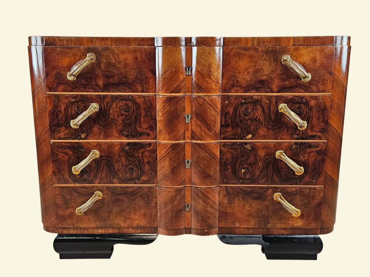Venetian Art Deco Chest Of Drawers – 1930s–1940s