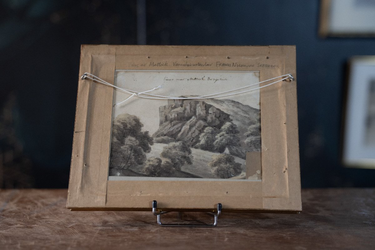 A View Of Matlock, Derbyshire – Francis Nicholson (1753-1844)-photo-3