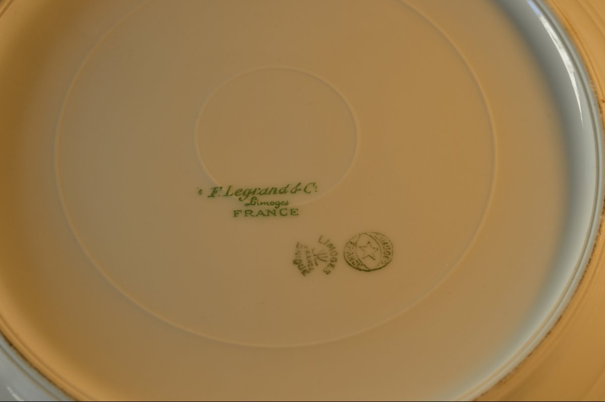 Service en porcelaine Legrand Limoges, circa 1930-photo-1