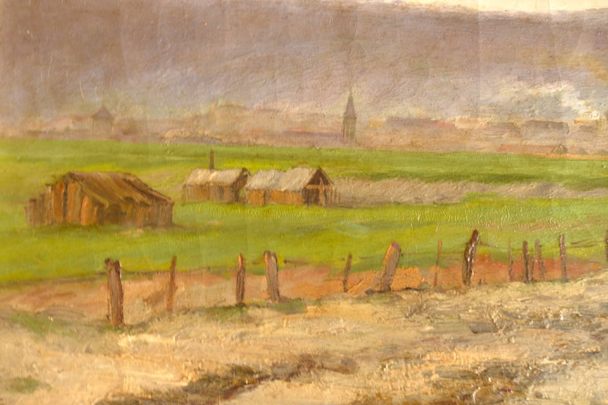 Paul Émile Raissiguier – Paysage animé, 1884-photo-3