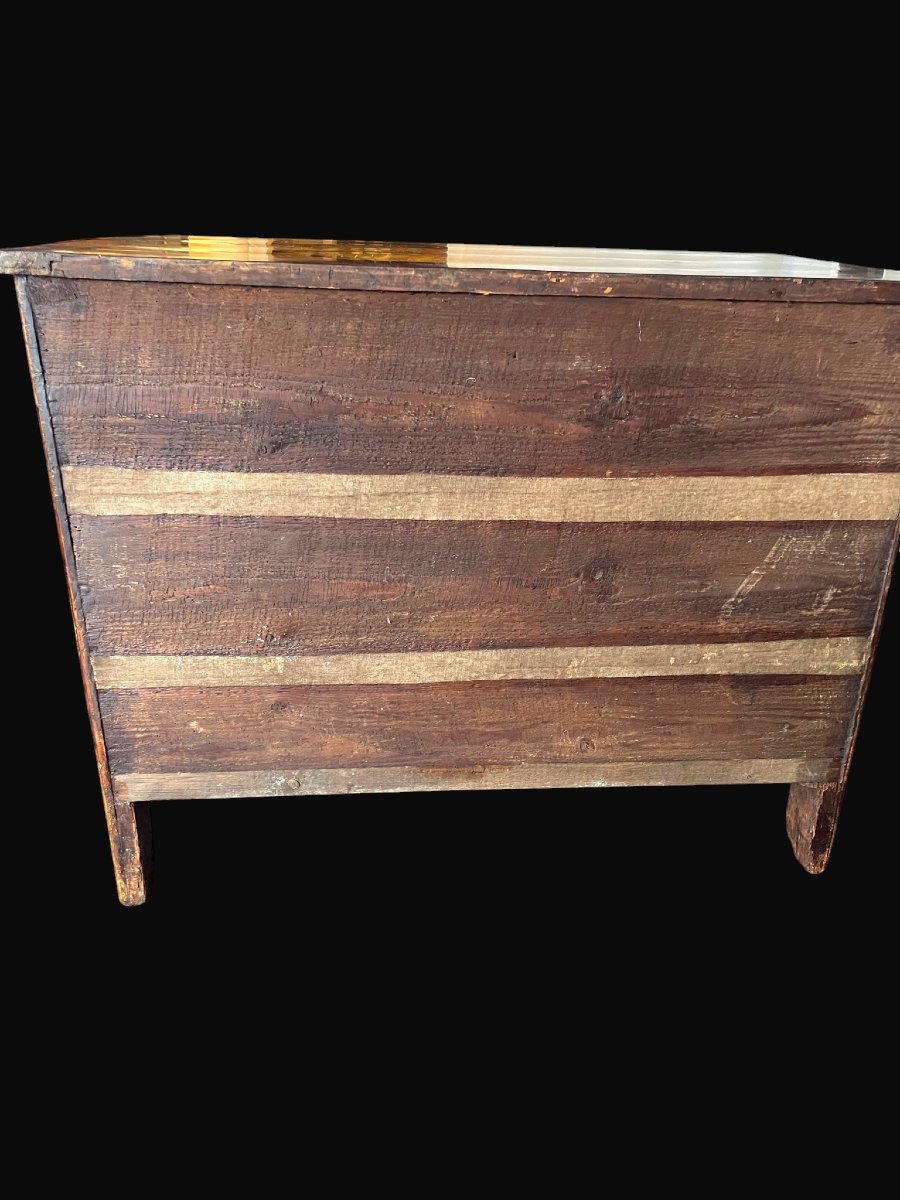 Commode dauphinoise attribuée à la famille Hache, époque Louis XIV vers 1710-photo-3