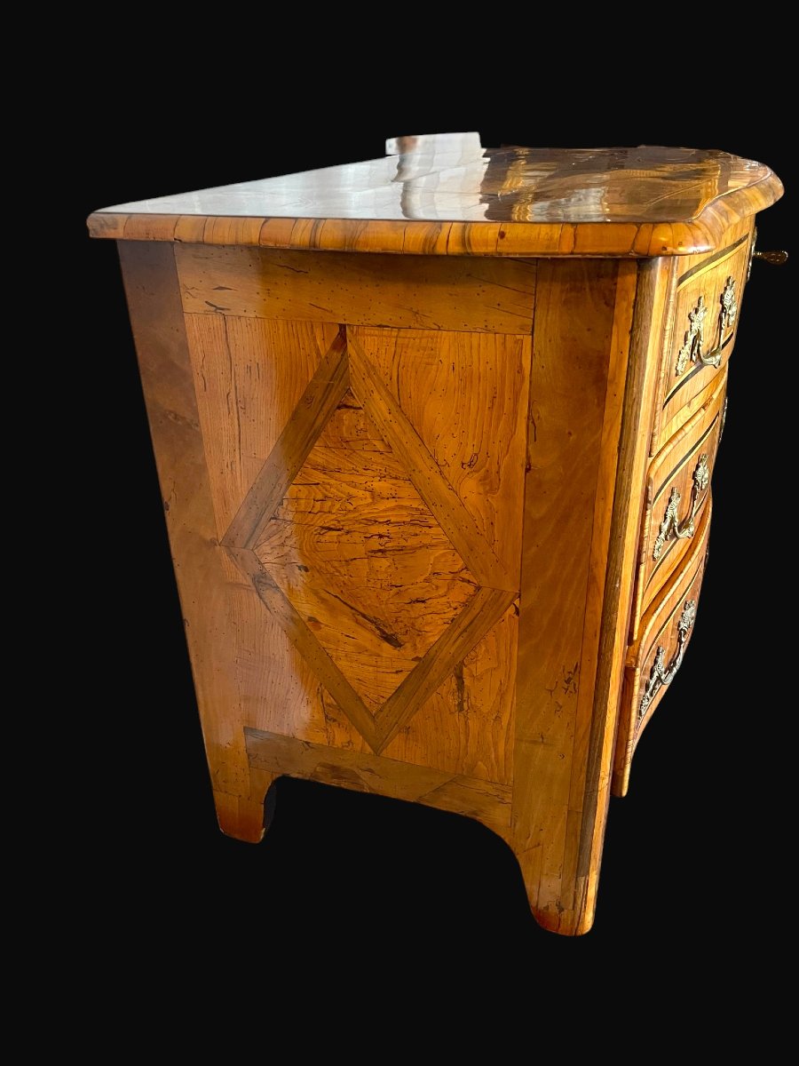 Dauphinoise Chest Of Drawers Attributed To The Hache Family, Louis XIV Period Circa 1710-photo-3