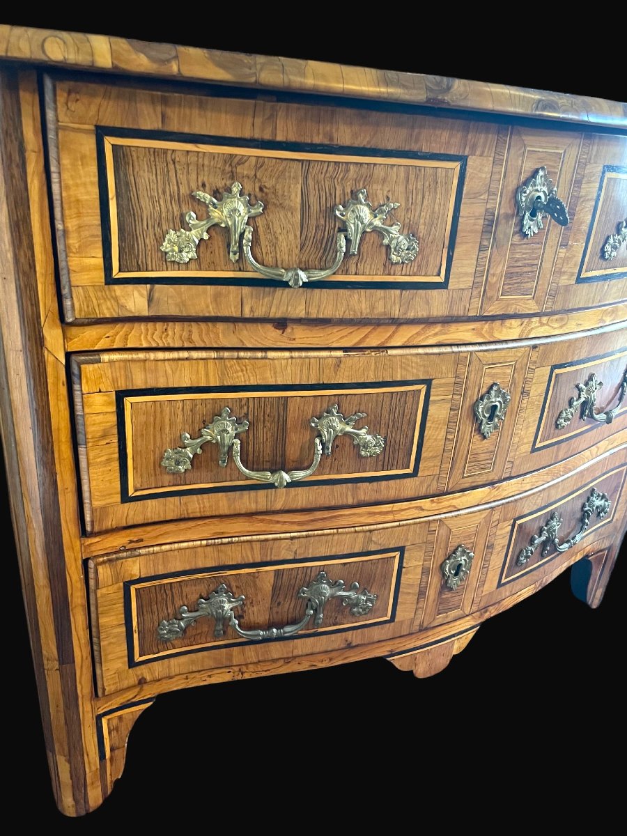 Commode dauphinoise attribuée à la famille Hache, époque Louis XIV vers 1710-photo-5