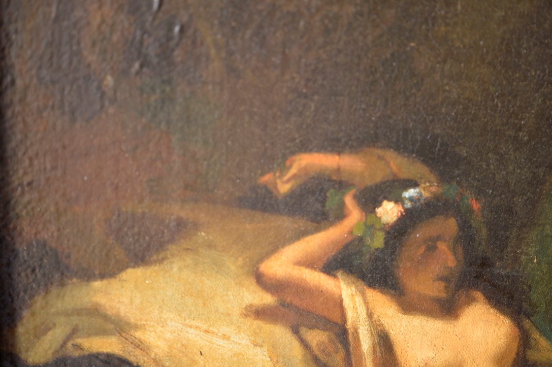 Alexandre - Marie Longuet (1805-1851) - Bohemian And Poetic Scene-photo-2