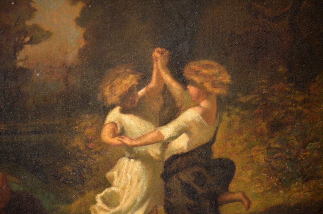 Alexandre - Marie Longuet (1805-1851) - Bohemian And Poetic Scene-photo-3