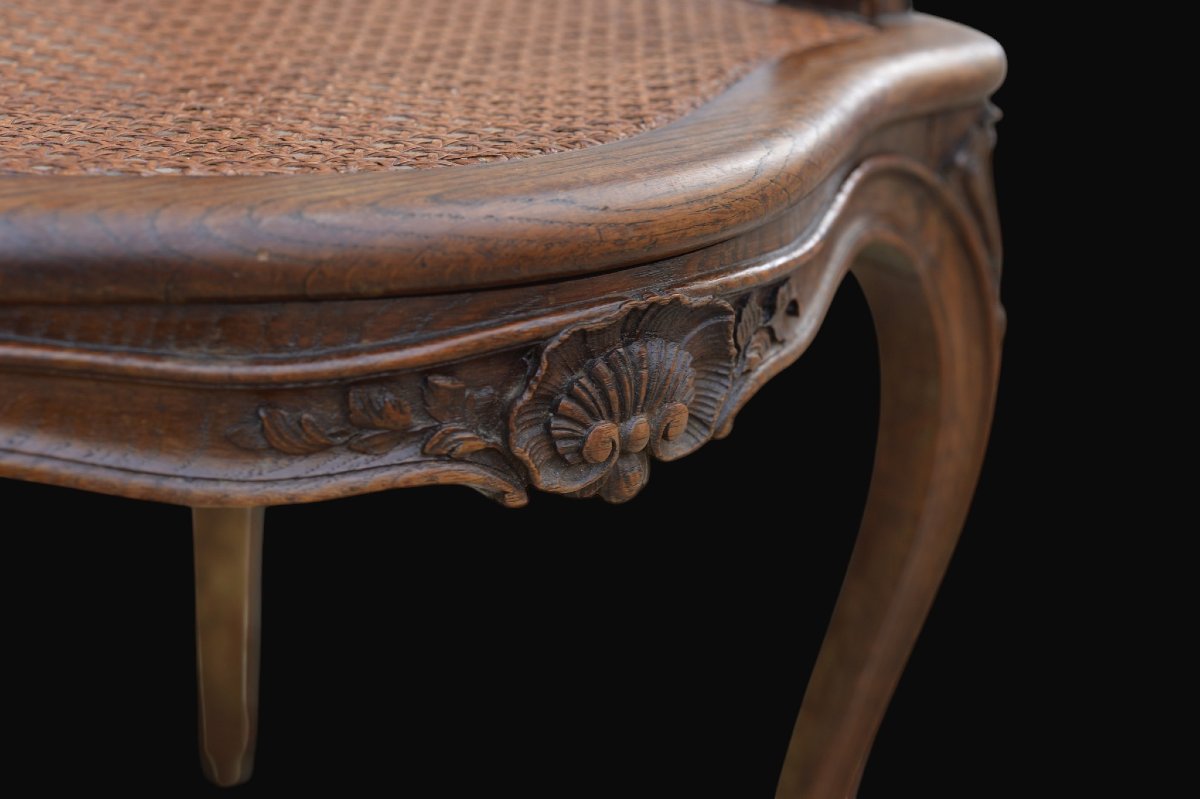 Fauteuil de bureau de style Louis XV-photo-2