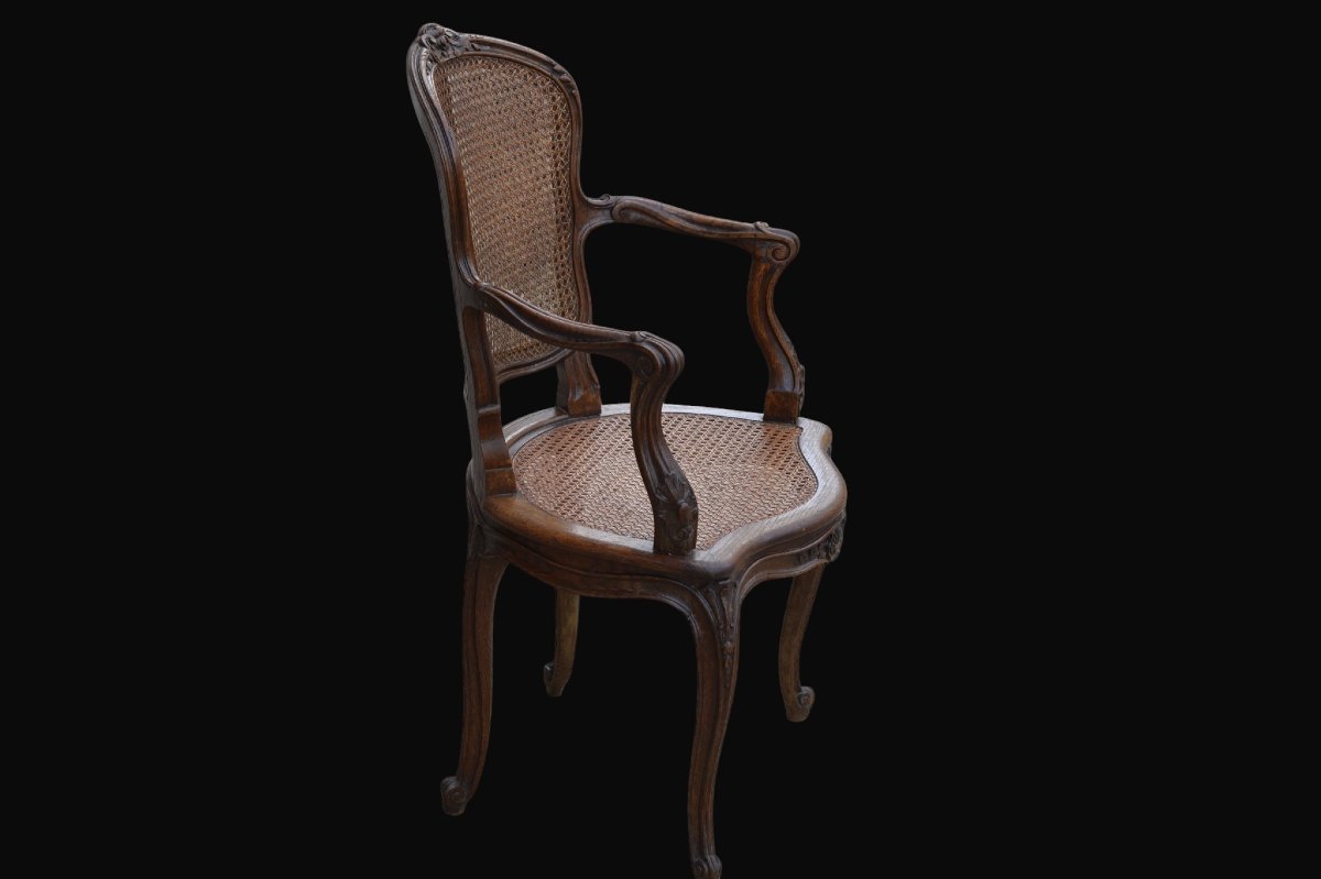 Fauteuil de bureau de style Louis XV-photo-4