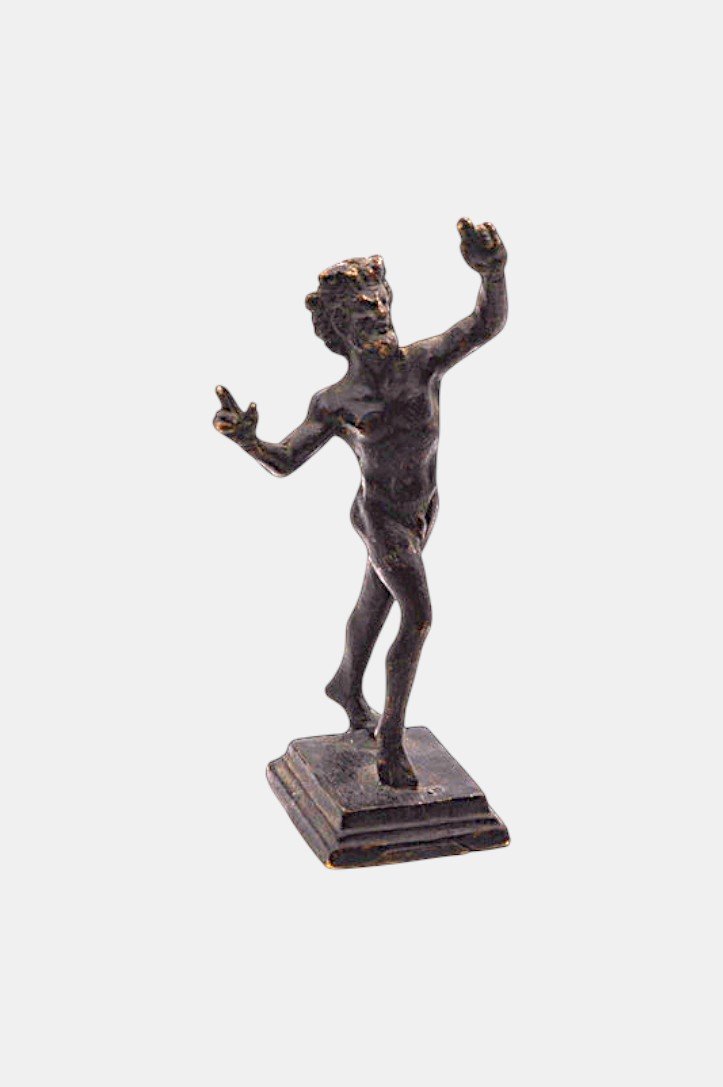 "dancing Faun," Bronze - 19th Century