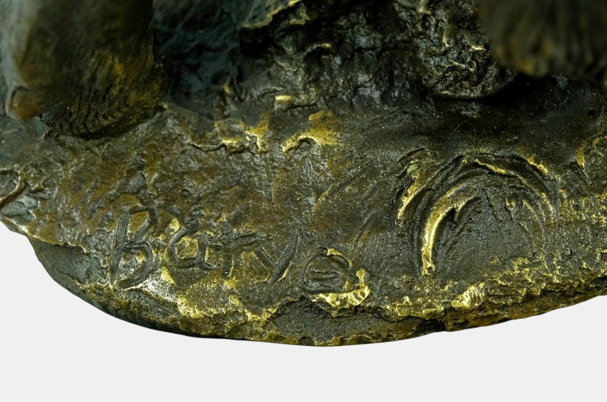 Bronze Wild Boar Based On A Design By Antoine-louis Barye-photo-2