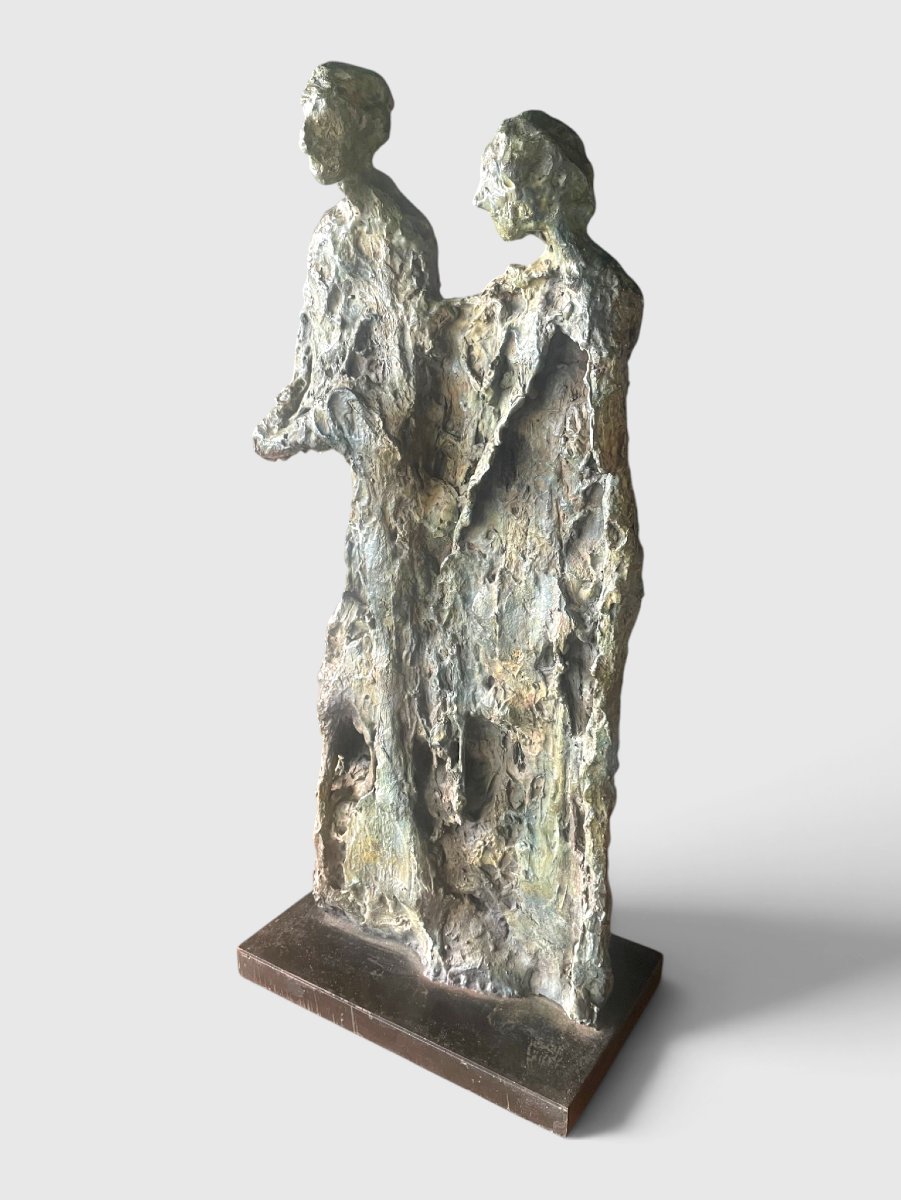 David Daoud (1970) – Couple – Bronze, Contemporary Sculpture-photo-4