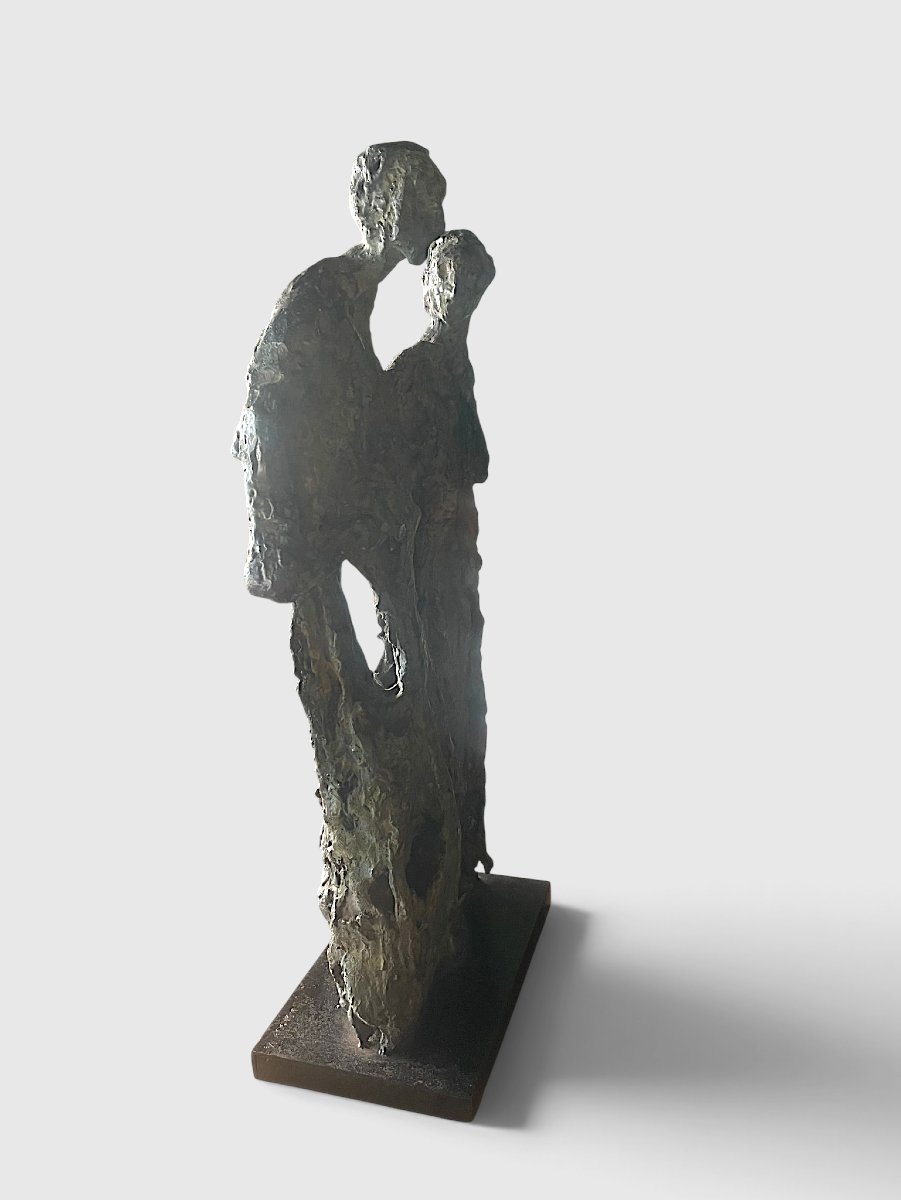 David Daoud (1970) – Couple – Bronze, Contemporary Sculpture-photo-6