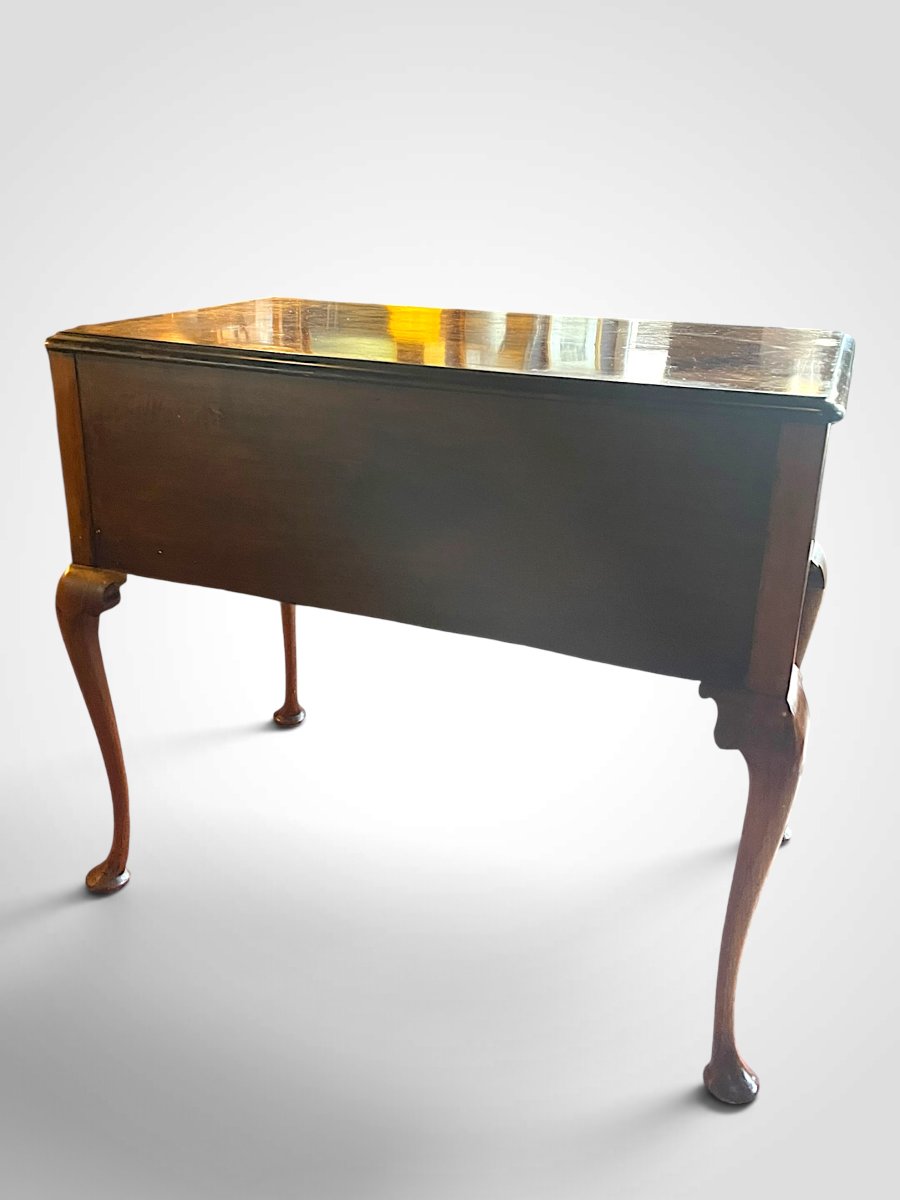 Bureau anglais en noyer, style Queen Anne – XIXe siècle-photo-4