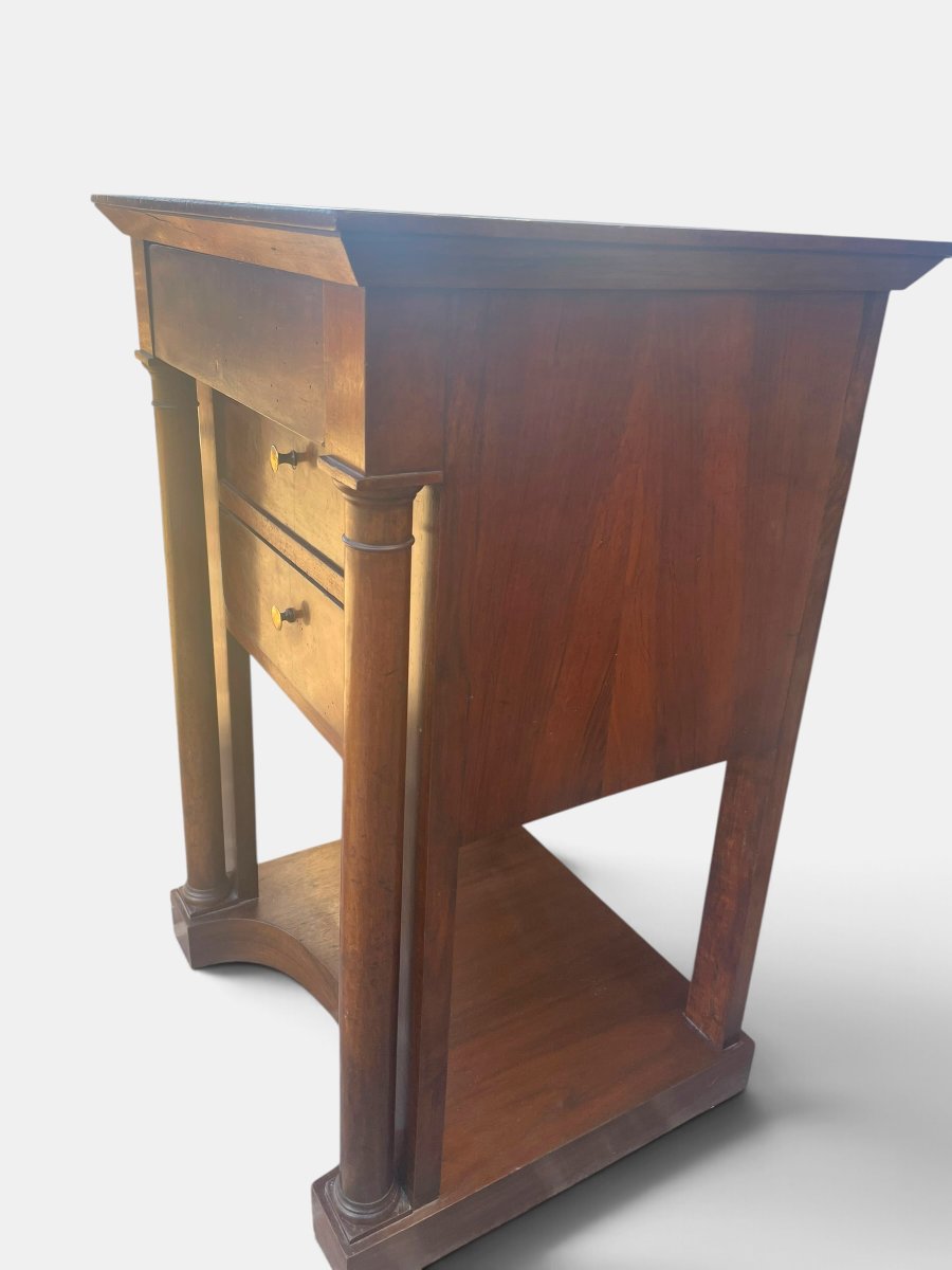 Petite table, desserte d’appoint d’époque Empire – début XIXe siècle-photo-4