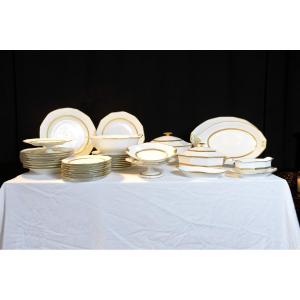 Legrand Limoges Porcelain Dinner Service, Circa 1930
