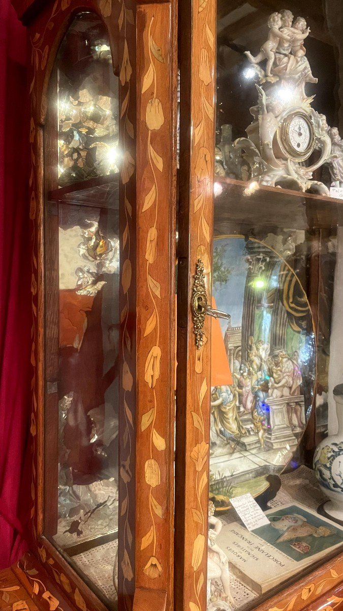 Two-body Italian Showcase Late 18th C.-photo-6