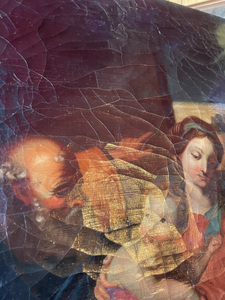 Huile sur Toile, 18ième siècle-photo-4