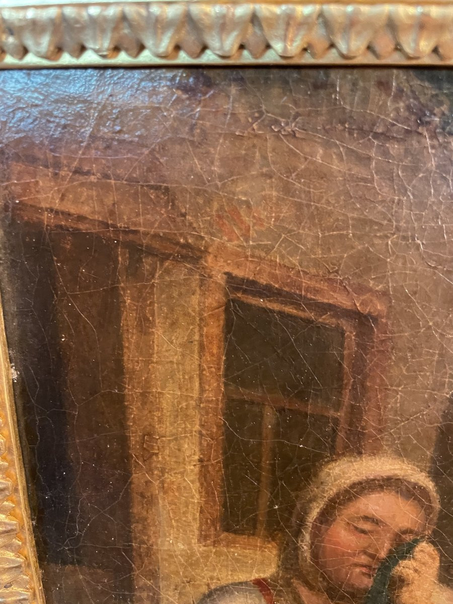 Oil On Canvas, Early 18th Century-photo-2