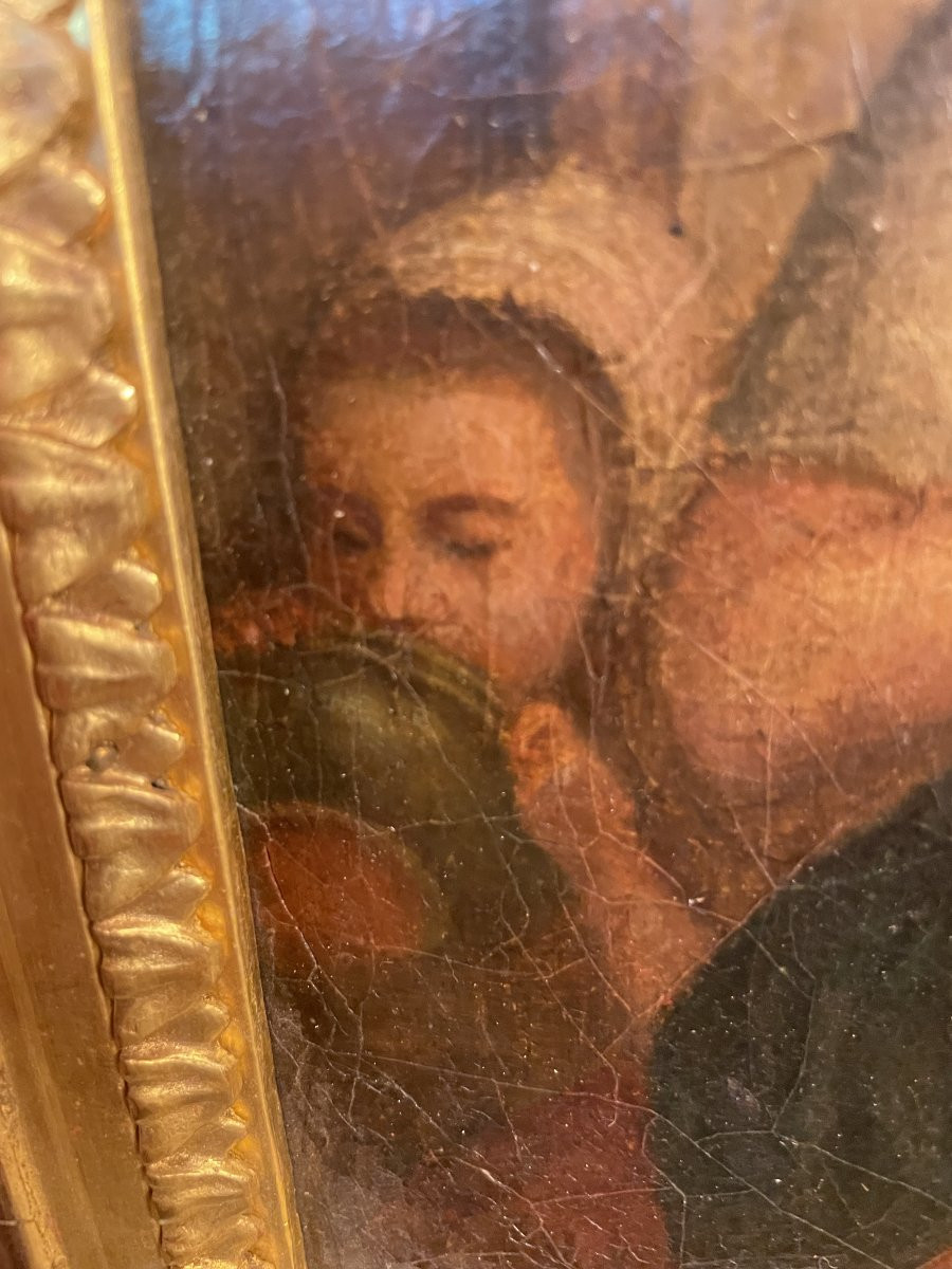 Oil On Canvas, Early 18th Century-photo-3