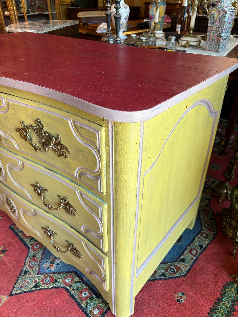 Commode 18ième rechampie-photo-4