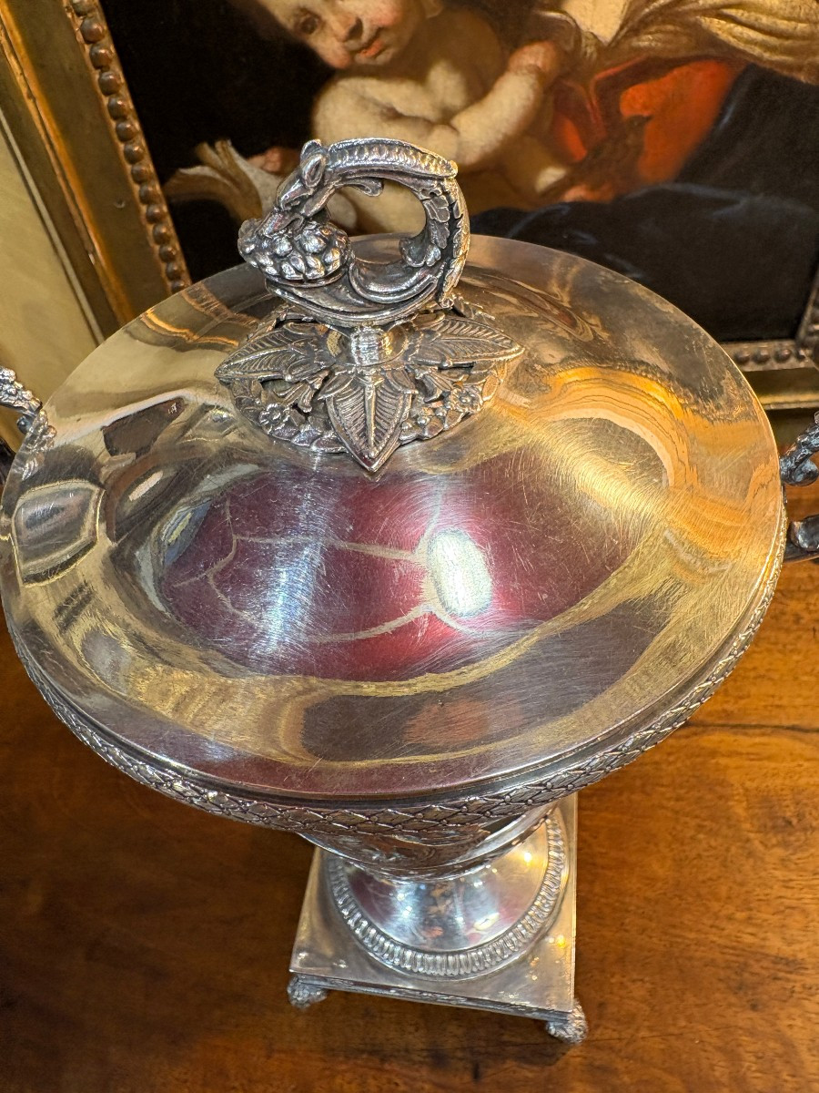 Solid Silver Cup, Minerva Hallmark-photo-3