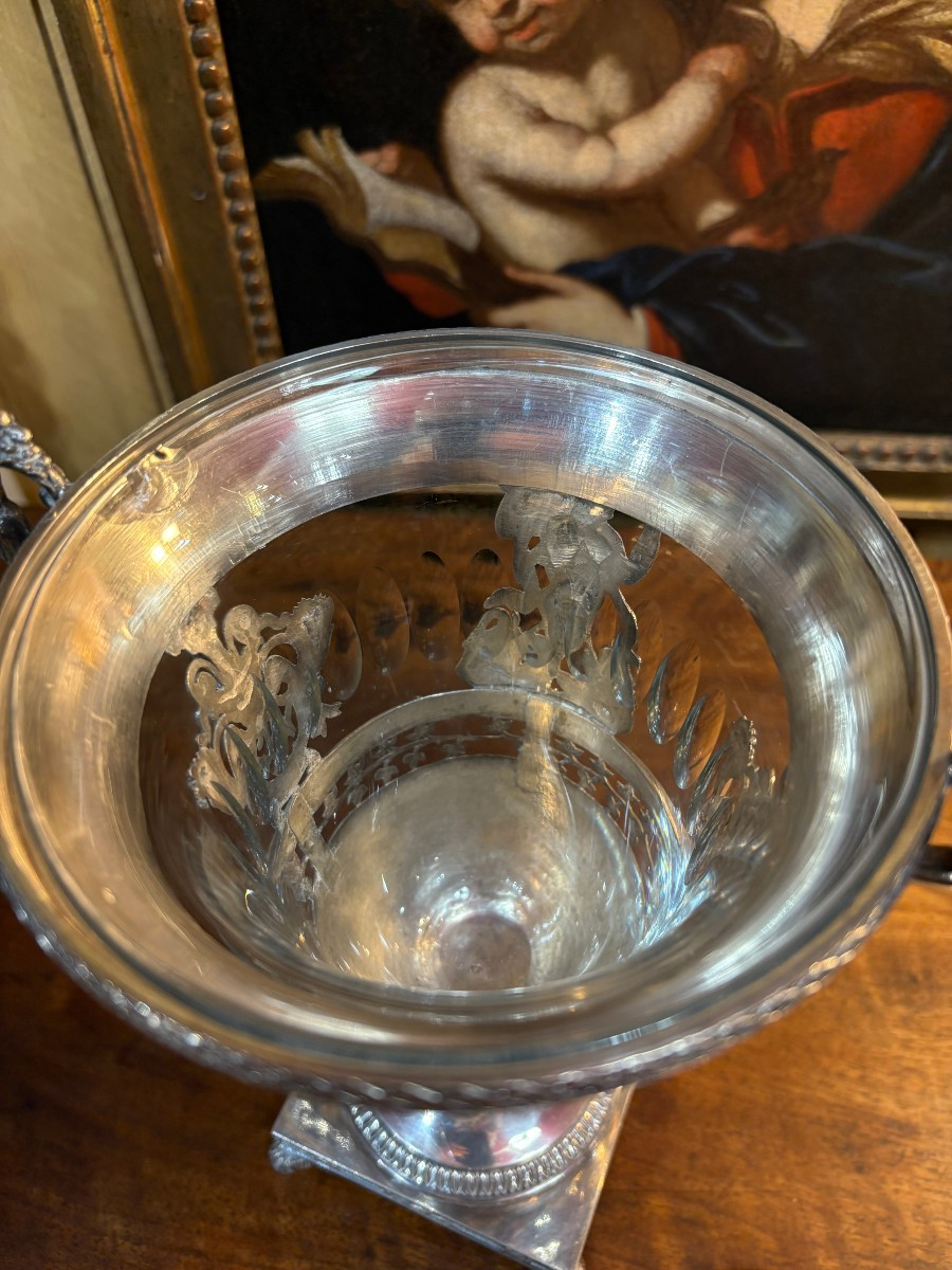 Solid Silver Cup, Minerva Hallmark-photo-2