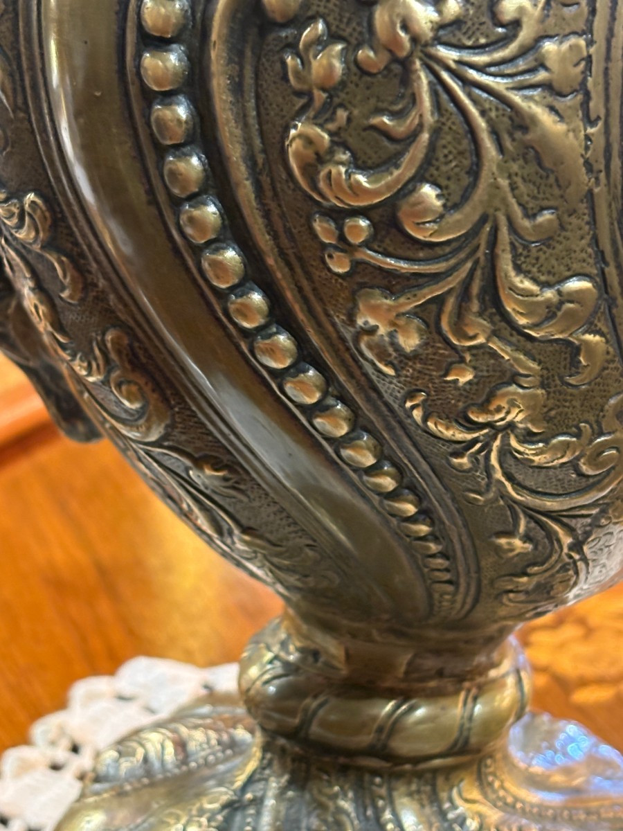 Coupe en Bronze, 18ième siècle-photo-6