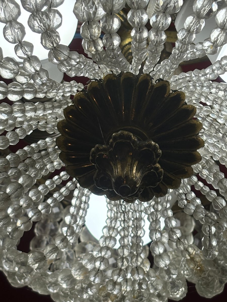 20th Century Basket Chandelier-photo-3