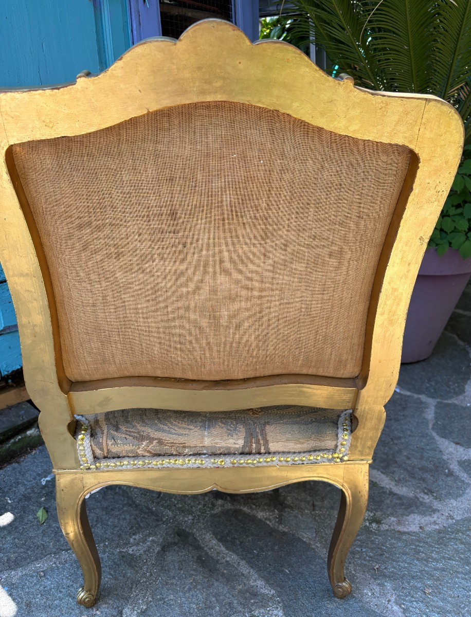 Fauteuil à la Reine 19ième siècle-photo-4