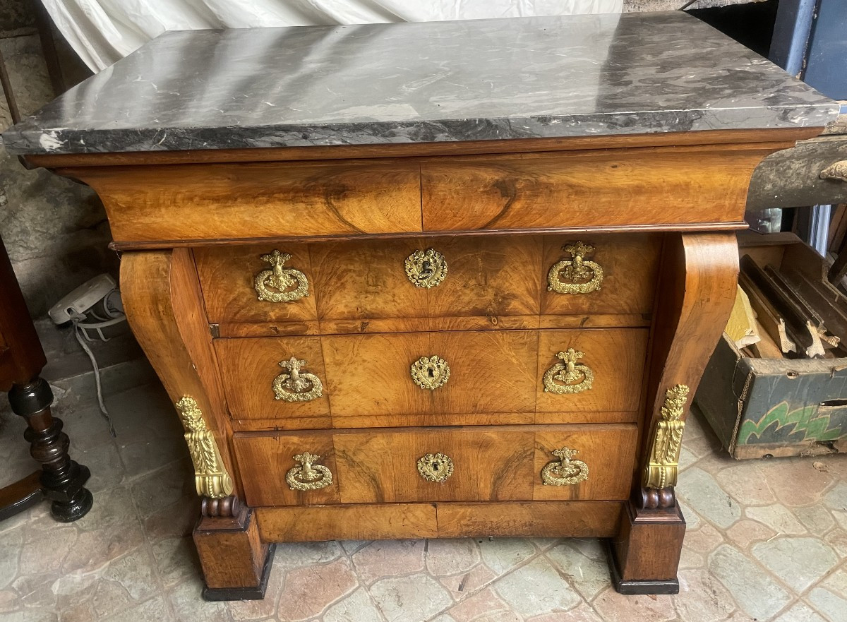 Empire Commode, Mahogany, 19th