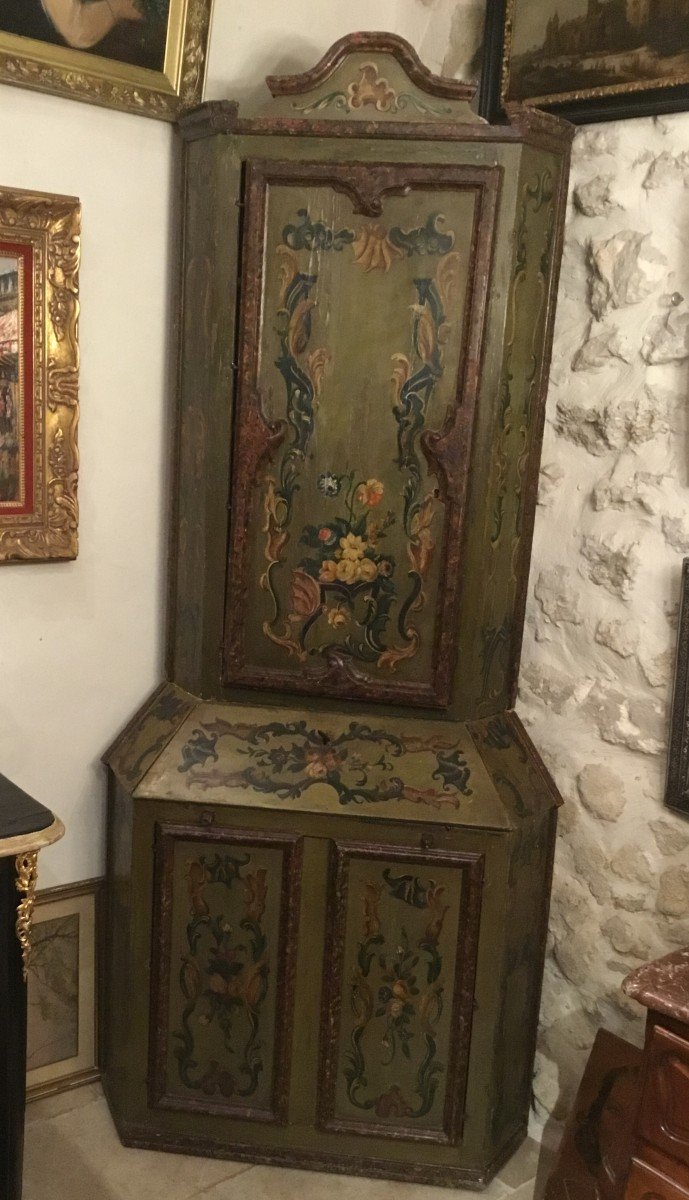 19th Century Painted Corner, Italy