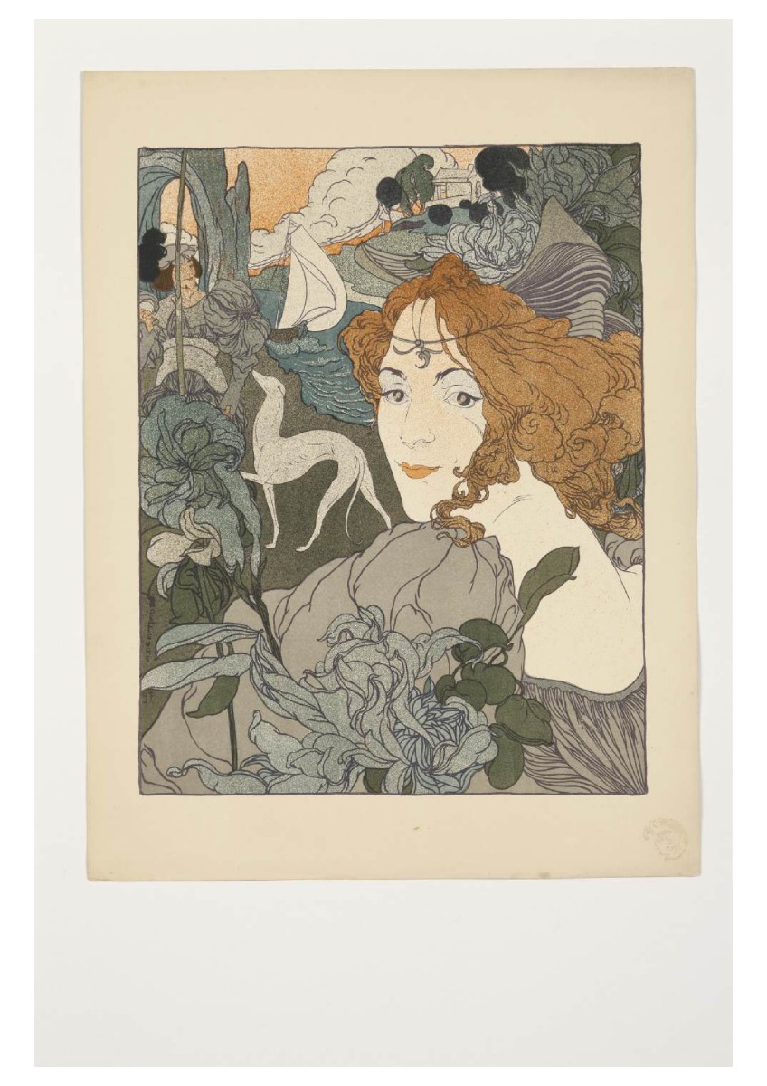 Chromolithographie Estampe Moderne "Retour" - Georges de Feure (1868–1943)